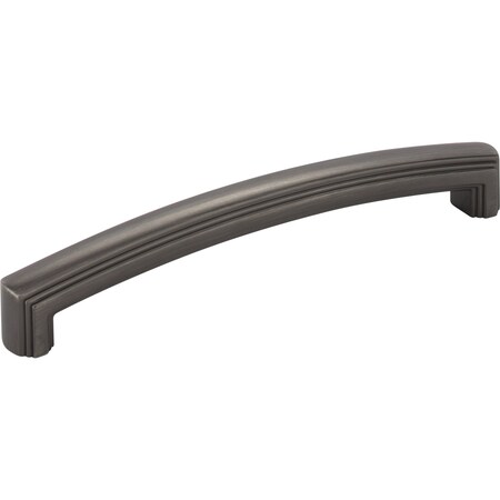 Jeffrey Alexander 160 mm Center-to-Center Brushed Pewter Delgado Cabinet Pull 519-160BNBDL